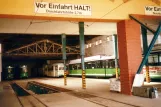 Halberstadt Museumswagen 36 im Depot Friedhof (2001)