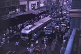 Kolkata Straßenbahnlinie 4 auf Rabindra Sarani (1980)