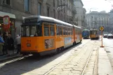 Mailand Straßenbahnlinie 16 mit Gelenkwagen 4612 am Via Orefici (2009)