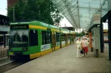 Mülheim an der Ruhr Regionallinie 112 mit Niederflurgelenkwagen 208 am Hauptbahnhof (1998)
