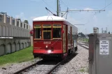 New Orleans Linie 2 Riverfront mit Triebwagen 462 am Toulouse (2010)
