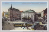 Postkarte: Chemnitz Straßenbahnlinie 10 auf Theaterstraße (2014)