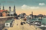 Postkarte: Dresden auf Brühlsche Terrasse (1914)