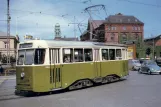 Postkarte: Malmö Straßenbahnlinie 3 mit Triebwagen 59 auf Norra Vallgatan (1961)