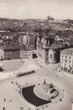 Postkarte: Prag auf Staroměstskě náměsti (1950)