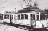 Postkarte: Ulm Straßenbahnlinie 1 mit Triebwagen 17 auf Söflingen Straße (1936)