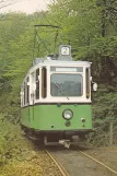 Postkarte: Wuppertal BMB mit Triebwagen 53 auf Bergischen Museumsbahnen (1995)