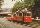 Postkarte: Zürich Triebwagen 6 auf Gessnerallee (1981)
