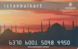 Reisekarte für Metro Istanbul, die Vorderseite (2017)