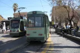 Rom Zusätzliche Linie 2/ mit Niederflurgelenkwagen 9025 am Risorgimento S.Pietro (2010)