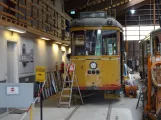 Skjoldenæsholm Triebwagen 1 während der Restaurierung Das Straßenbahnmuseum (2023)