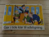 Zeichen: Kopenhagen  Propagandaskilt, Københavns Sporveje (1950-1959)
