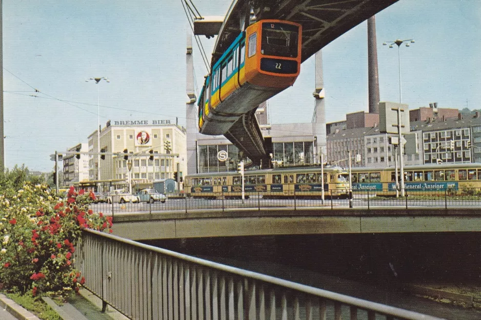Postkarte: Wuppertal auf Alter Markt (1973)