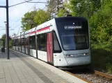 Aarhus Stadtbahn Linie L2 mit Niederflurgelenkwagen 1109-1209 am Assedrup (2021)