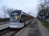 Aarhus Stadtbahn Linie L2 mit Niederflurgelenkwagen 1109-1209 am Lystrup (2019)