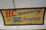 Aarhus Triebwagen 9 - Werbung für H.C.-rensning (2011)