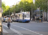 Amsterdam Straßenbahnlinie 14 mit Gelenkwagen 810 am Rembrandtplein (2009)