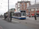 Amsterdam Straßenbahnlinie 17 mit Niederflurgelenkwagen 2027 auf Rozengracht (2009)