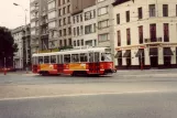 Antwerpen Straßenbahnlinie 2 mit Triebwagen 2062 auf Mechelsesteenweg (1981)