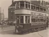 Archivfoto: Birmingham Doppelstocktriebwagen 616  gemalt Birmingsham's Last Tramcar (1953)