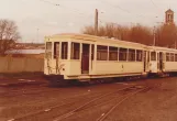Archivfoto: Brüssel Beiwagen 9541 am Depot Knokke (1978)