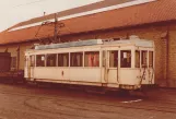 Archivfoto: Brüssel Triebwagen 9291 am Depot Knokke (1978)