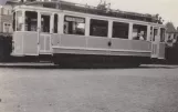Archivfoto: Helsingborg Straßenbahnlinie 1 mit Triebwagen 32 am Pålsjöbaden (1929-1931)