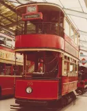 Archivfoto: London Doppelstocktriebwagen 102 im London Transport Museum (1978)