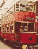 Archivfoto: London Doppelstocktriebwagen 1025 im London Transport Museum (1978)
