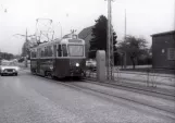 Archivfoto: Malmö Straßenbahnlinie 4 mit Triebwagen 71 auf Linnégaten (1973)