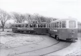 Archivfoto: Malmö Straßenbahnlinie 4 mit Triebwagen 78 am Limhamn Sibbarp (1973)