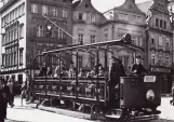 Archivfoto: Prag Offen Triebwagen 500 auf Staroměstské náměstí (1940)
