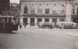 Archivfoto: Prag Straßenbahnlinie 9  vor Prašná brána (1939)