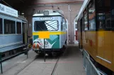 Arnhem Arbeitswagen Rr3 innen Tramremise, Arnhem (2014)