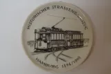 Aschenbecher: Schönberger Strand Museumslinie mit Triebwagen 656 auf Museumsbahnen (1981)