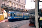 Augsburg Straßenbahnlinie 1 auf Bürgermeister-Fischer Straße (1998)