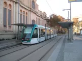 Barcelona Straßenbahnlinie T4 mit Niederflurgelenkwagen 16 am Ciutadella | Vila Olímpica (2015)