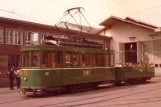 Basel Museumswagen 205 vor dem Depot Depot Wiesenplatz (1980)