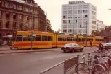 Basel Straßenbahnlinie 10 am Aeschenplatz (1981)