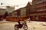 Basel Straßenbahnlinie 10 am Aeschenplatz (1982)