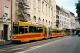 Basel Straßenbahnlinie 10 mit Gelenkwagen 240 am Theater (2003)