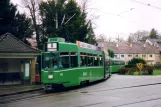 Basel Straßenbahnlinie 8 mit Gelenkwagen 655 am Neuweilerstrasse (2006)