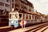 Basel Zusätzliche Linie 17 mit Triebwagen 12 am Basel (1980)
