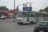 Beograd Straßenbahnlinie 7 mit Gelenkwagen 226nah Savski Trg (2008)