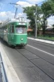 Beograd Straßenbahnlinie 9 mit Gelenkwagen 611 auf Karađorđeva (2008)