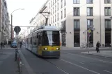 Berlin Schnelllinie M1 mit Niederflurgelenkwagen 1104 auf Rosenthaler Straße (2012)