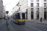 Berlin Schnelllinie M1 mit Niederflurgelenkwagen 1104nah Rosenthaler Platz (2012)