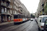 Berlin Schnelllinie M8 mit Gelenkwagen 291 269-2 am Wöhlertsstraße (1993)