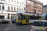 Berlin Straßenbahnlinie 12 mit Niederflurgelenkwagen 2013 auf Rosenthaler Straße (2012)