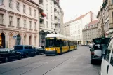 Berlin Straßenbahnlinie 15 mit Niederflurgelenkwagen 2044nah Alte Schönhauser Straße (2002)